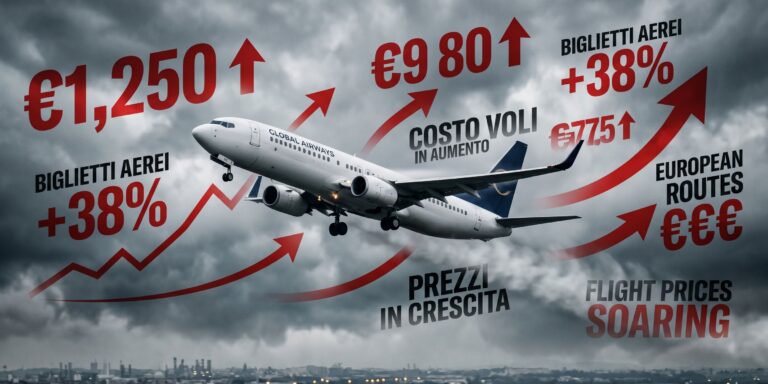 Voli estate 2026, perché i prezzi rischiano di salire con la crisi energetica legata all’Iran