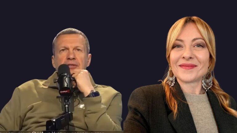 Russia, il conduttore Solovyov insulta Giorgia Meloni: la risposta della premier