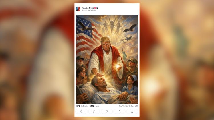 trump jesus thruth social