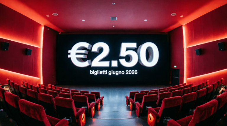 Cinema a 2,50 euro: a giugno torna la festa delle sale cinematografiche